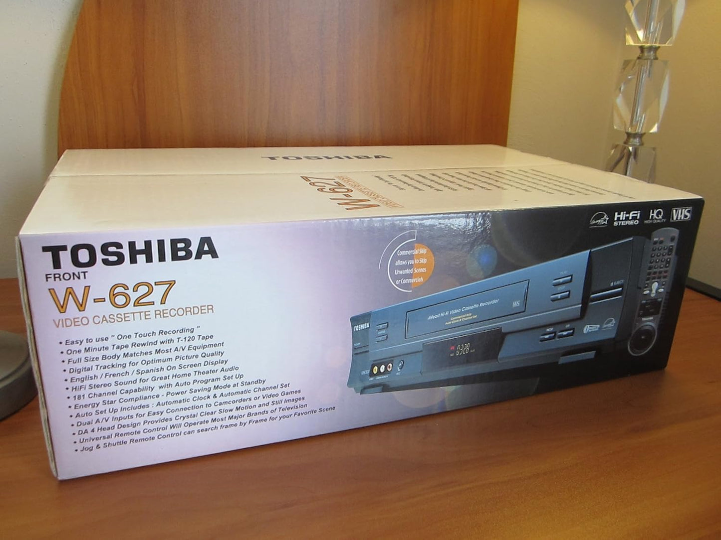 Toshiba W627 HiFi Stereo VHS VCR (Refurbished)
