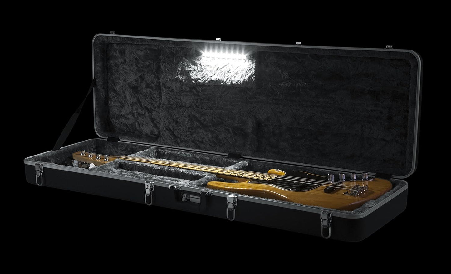 Gator Cases GC-BASS-LED ABS Bass Guitar Case with LED
