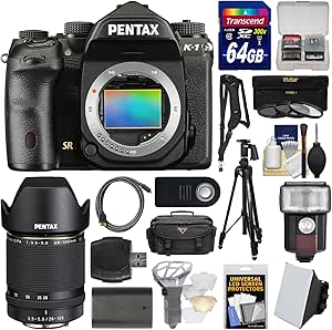 Pentax K-1 Full Frame Wi-Fi Digital SLR Camera with 28-105mm Lens — main product image