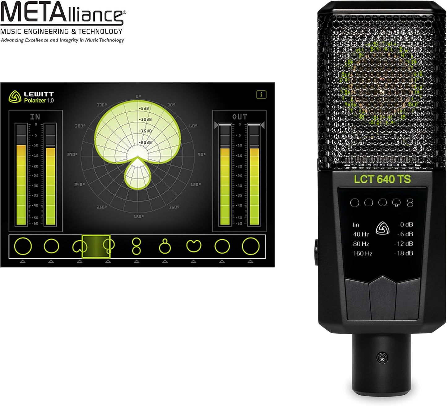 Lewitt AMS-LCT-640-TS Multi-Pattern Condenser Microphone Kit