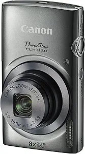 Canon PowerShot ELPH 160 Silver Digital Camera — main product image
