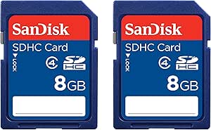 SanDisk SDSDB2-008G 8GB SDHC Memory Card 2-Pack
