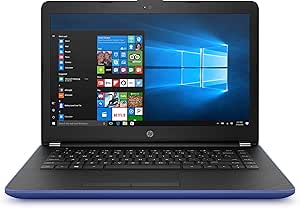 HP 1KU71UA - 14" Laptop, Intel N3350, 4GB, 64GB eMMC, Marine Blue