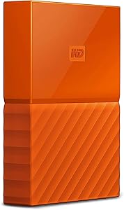 Western Digital WDBYNN0010BOR-WESN 1TB Orange My Passport — main product image