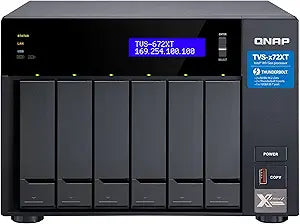 QNAP TVS-672XT 6-Bay Thunderbolt 3 10GbE NAS — main product image