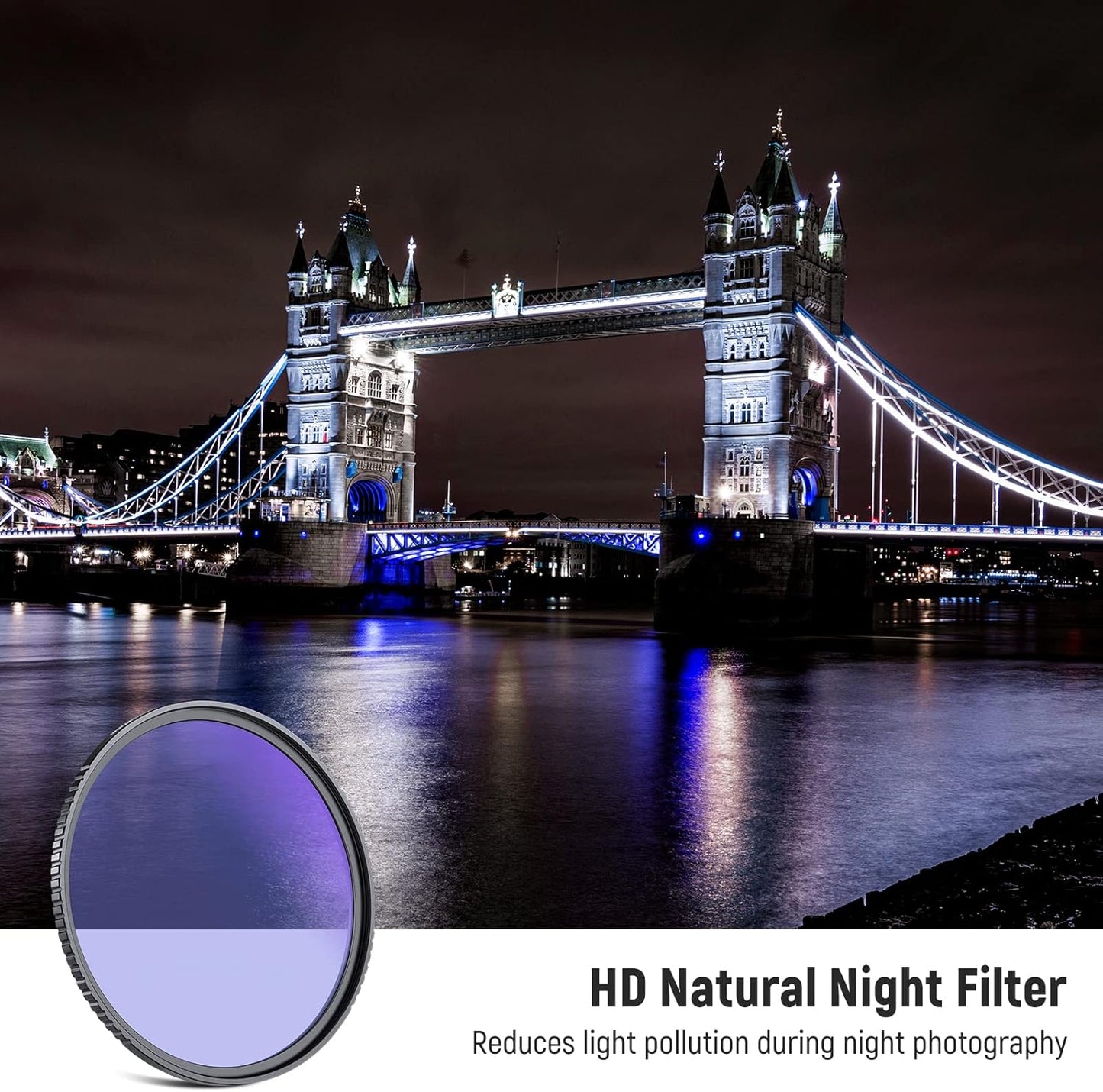 Neewer FL-22 77mm Natural Night Light Pollution Filter