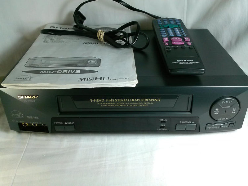 Sharp VCH993U Hi-Fi VCR S-VHS Playback — main product image