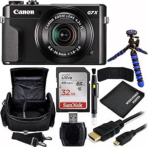 Canon 1066C001 PowerShot G7 X Mark II Digital Camera Bundle