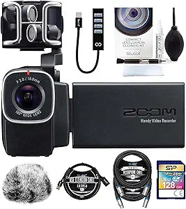 Zoom A2119 Q8 Handy Video Recorder Bundle
