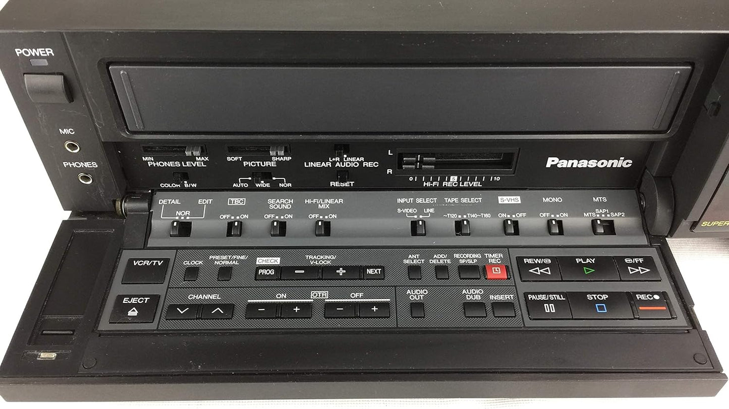 Panasonic AG-1980 S-VHS VCR Editor TBC DNR