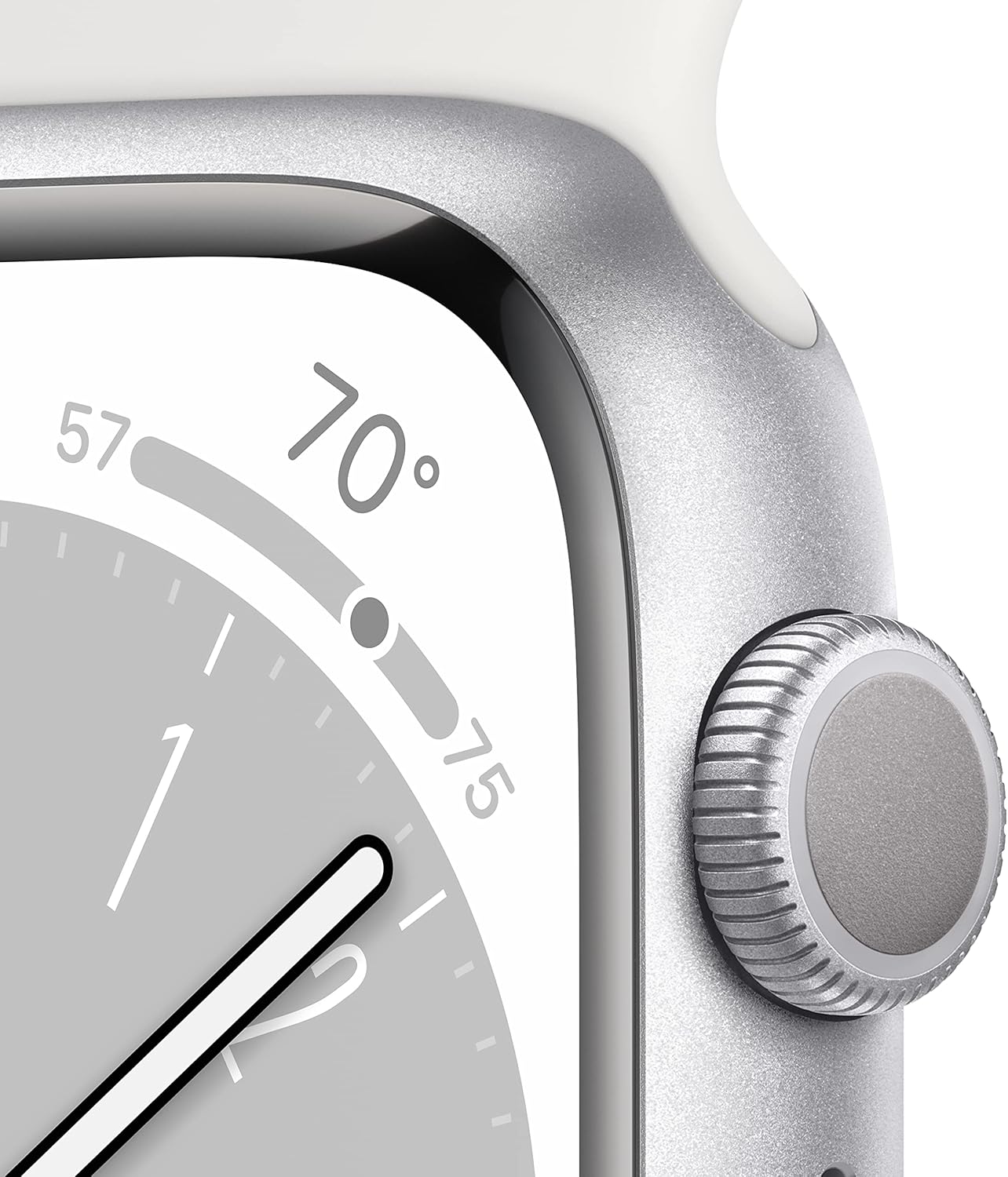 Apple Watch Series 8, GPS, 45mm, Silver (Renewed)