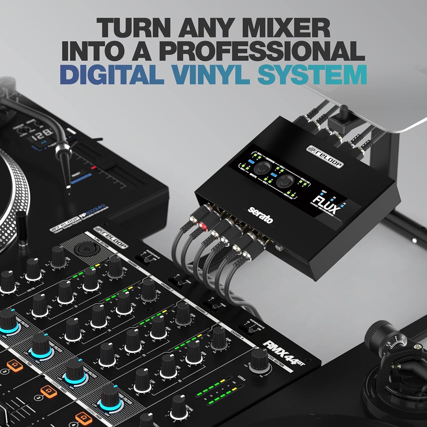 Reloop 245389 FLUX USB-C DVS Interface Serato DJ Pro