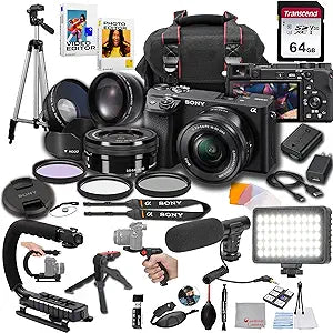 Sony a6400 16-50mm Lens Bundle - Complete Video Kit