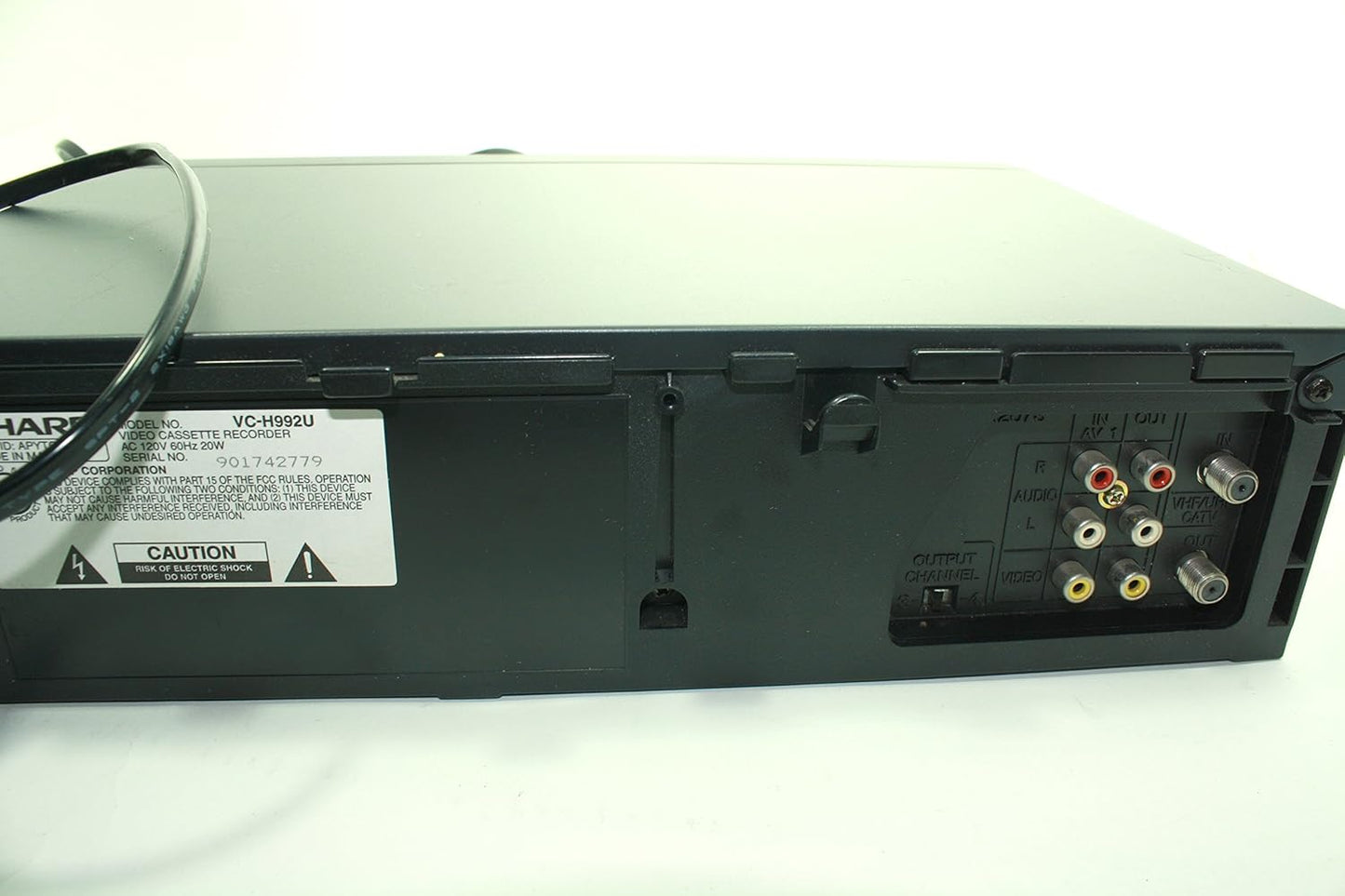 Sharp VC-H992U Hi Fi Stereo Rapid Rewind VCR Player