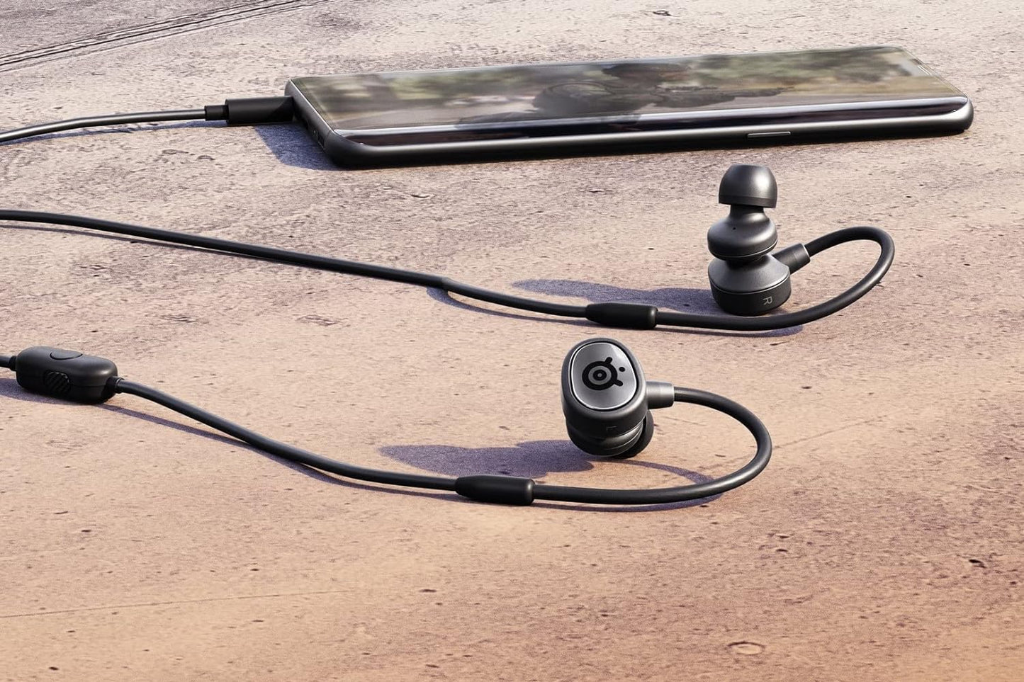SteelSeries 61650 Tusq Gaming Earphones with Detachable Mic