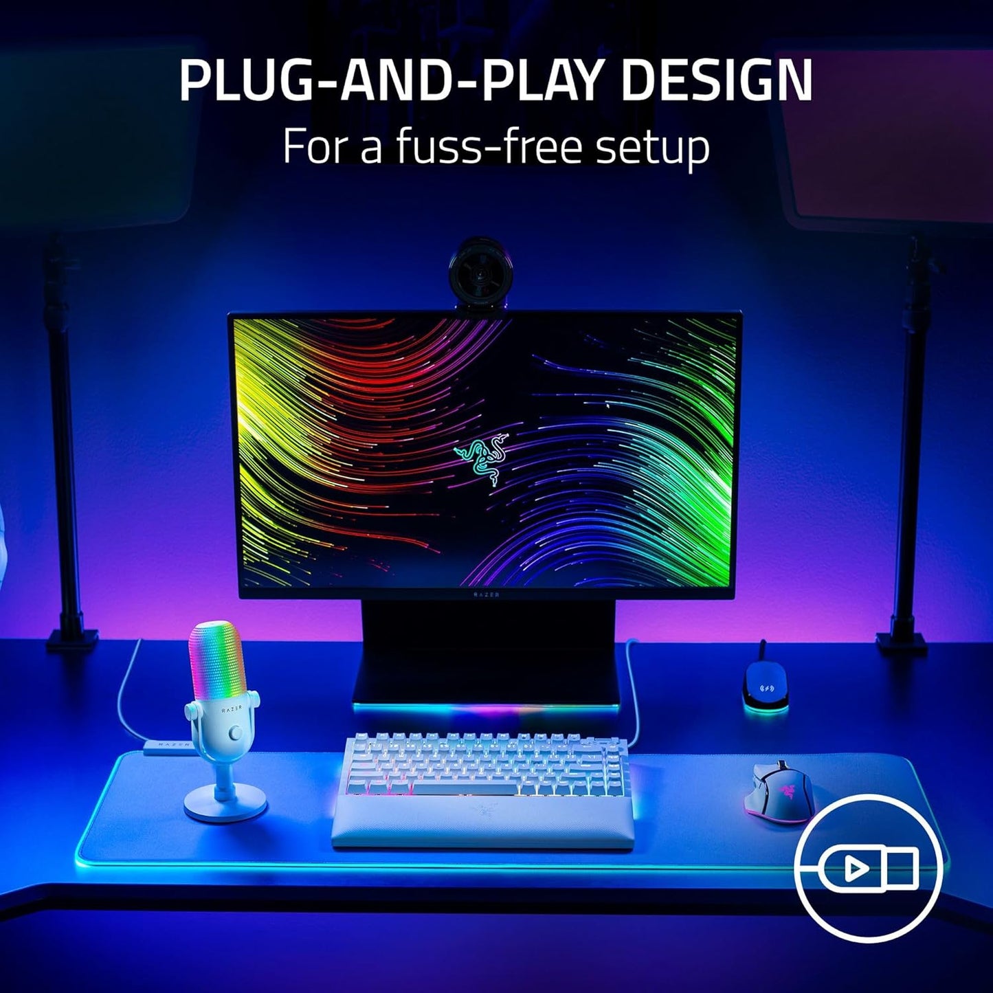 Razer Seiren V3 Chroma RGB USB Streaming Microphone