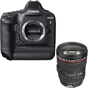 Canon 5253B002 EOS-1D X DSLR Camera Body w/ 24-105mm Lens
