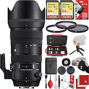 Sigma SIG590955K1 70-200mm f/2.8 Nikon Lens Bundle