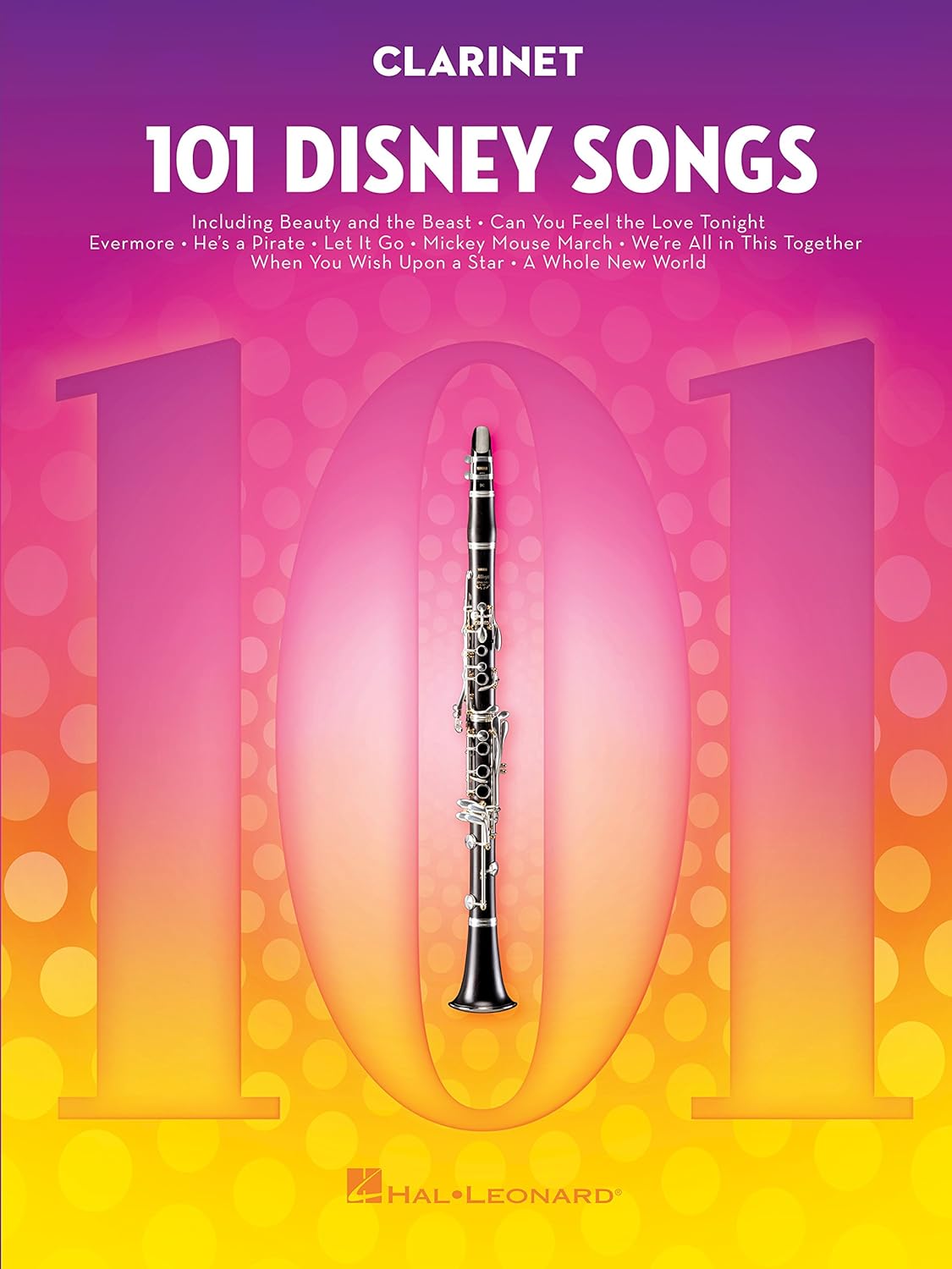 Hal Leonard 101 Disney Songs Clarinet Book