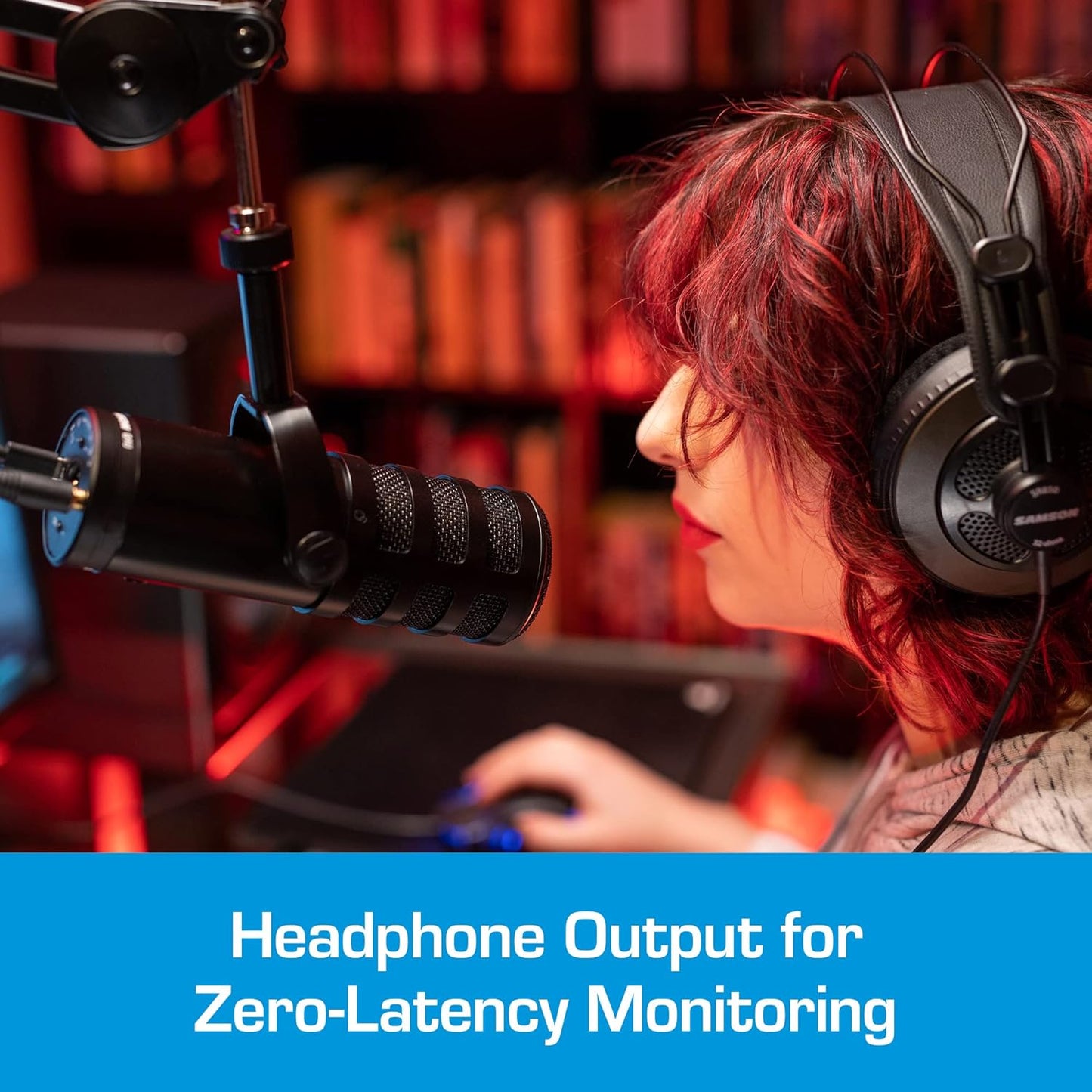 Samson Q9U Dynamic XLR/USB Broadcast Microphone (Renewed)