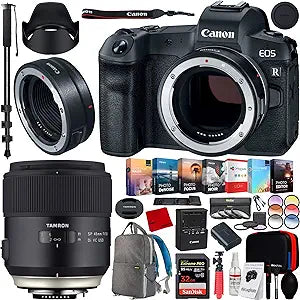 Canon E6CNEOSRBODY EOS R Mirrorless Camera Bundle