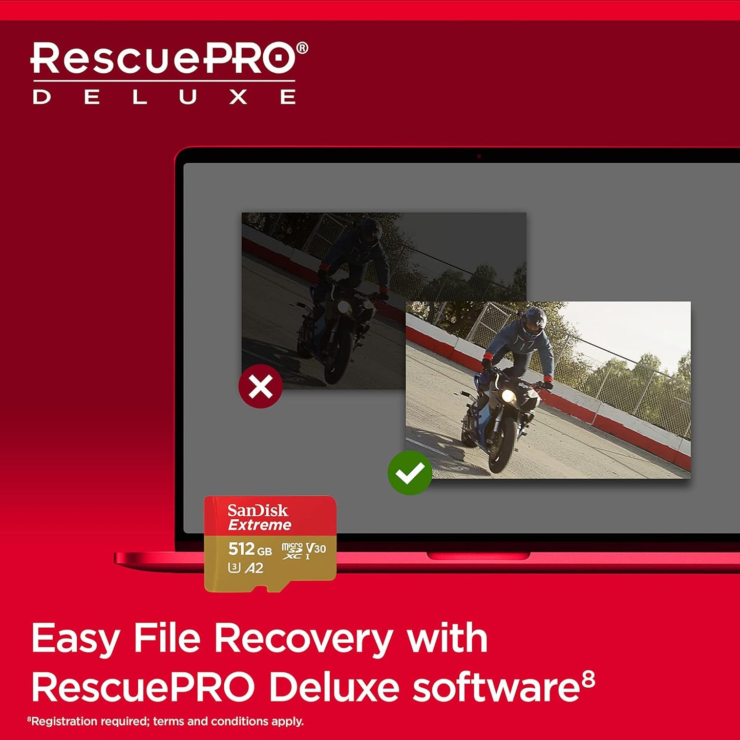SanDisk SDSQXAV-512G-GN6MA 512GB Extreme MicroSD Card