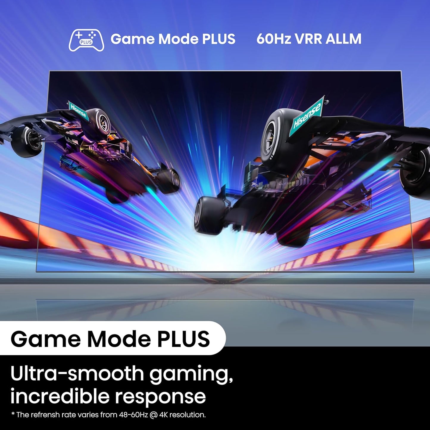 Hisense 85A6NR 85-Inch 4K UHD Roku Smart TV - 2024 Model