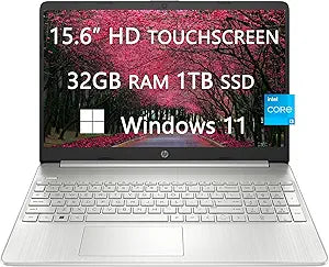 HP 15-dy2702dx Touchscreen Laptop i3 32GB RAM 1TB SSD — main product image