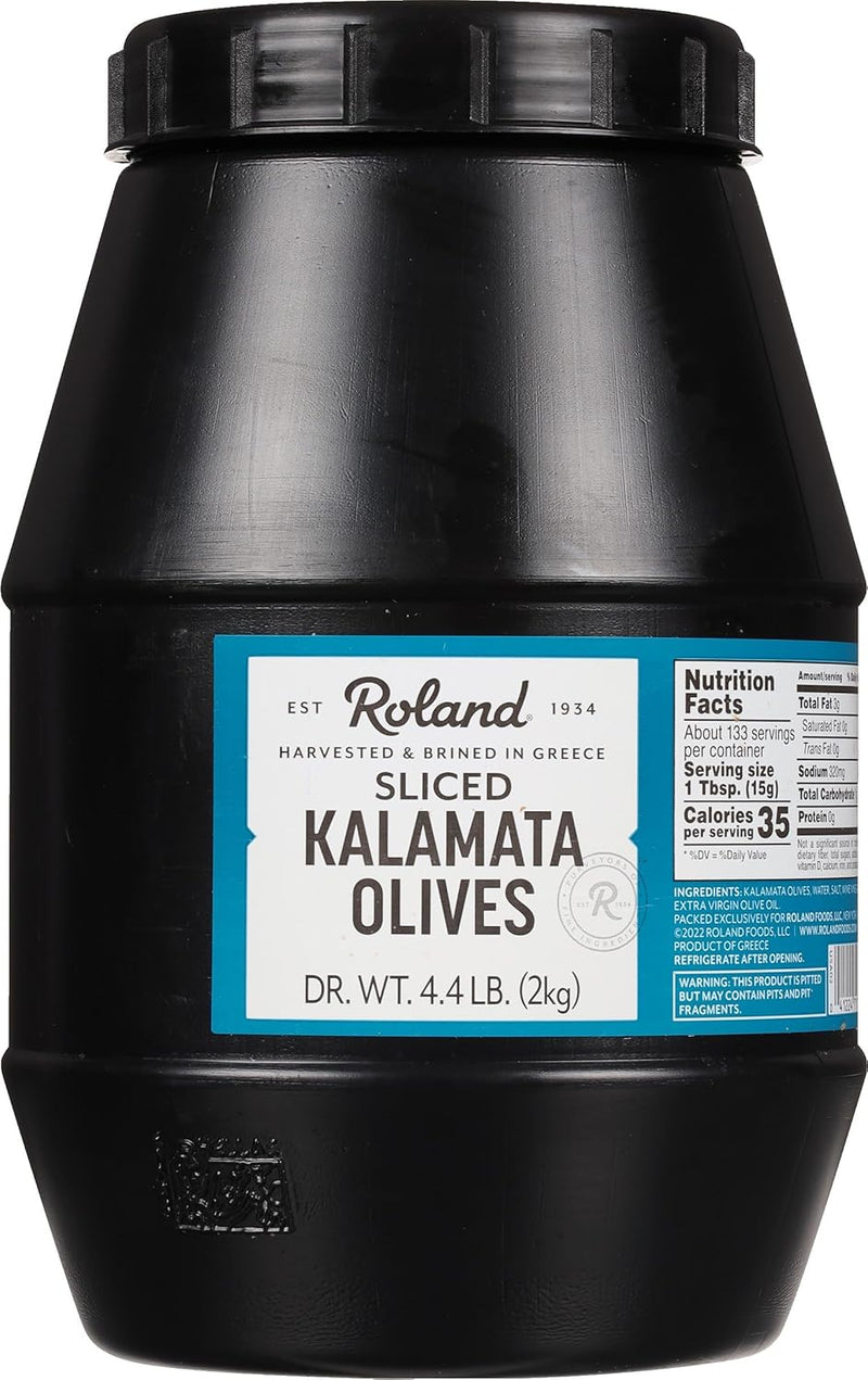 Roland 71736 Sliced Kalamata Olives Imported Greek Food — main product image