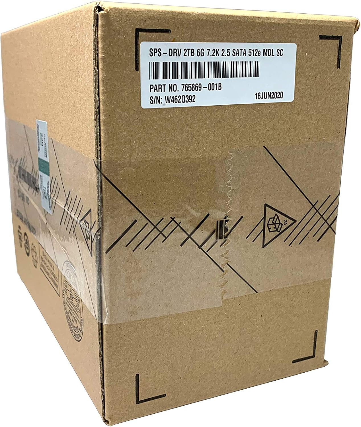 HP 765869-001 2TB SATA 7.2K 2.5 SC HDD