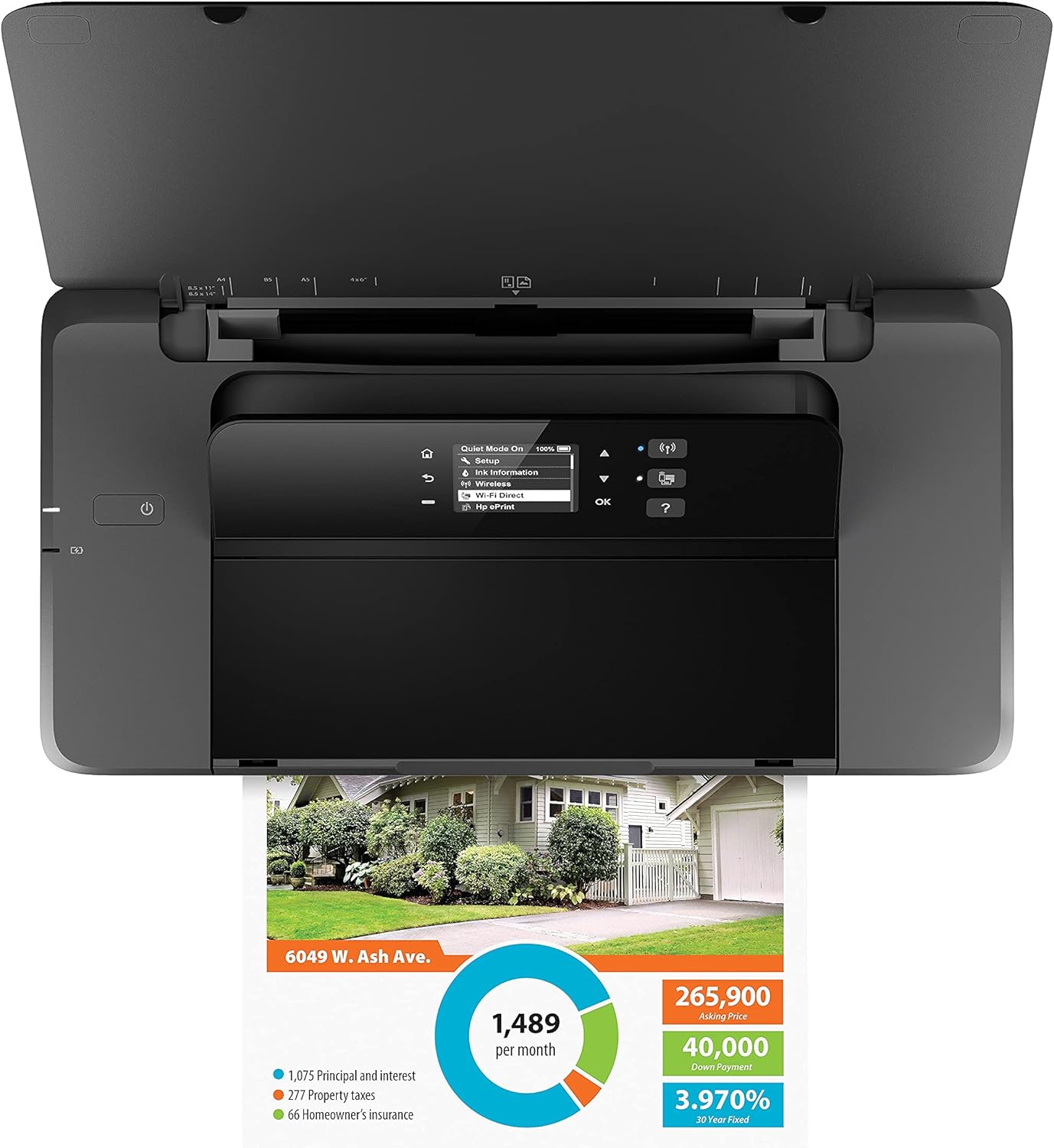 HP 200 OfficeJet Portable Printer Wireless Alexa