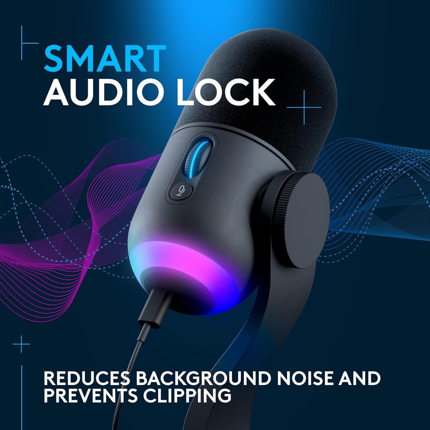 Logitech 988-000567 Yeti GX RGB Dynamic Gaming Microphone