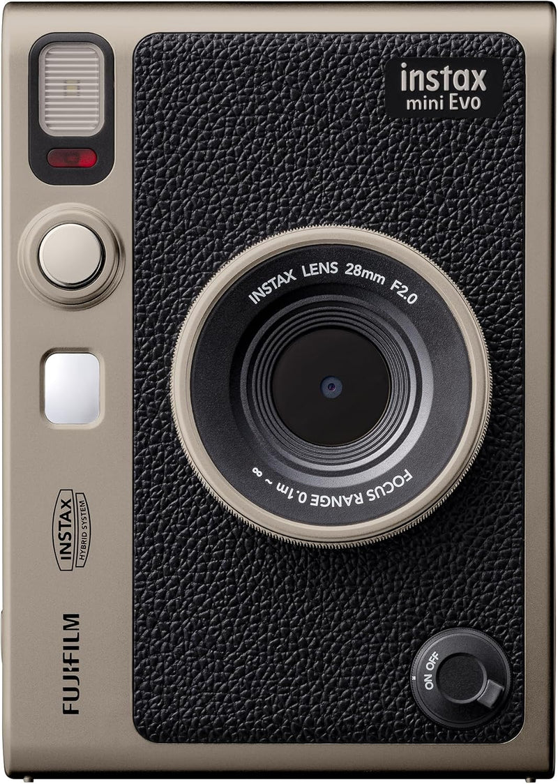 Fujifilm INSTAX Mini EVO Limited Edition Instant Camera (Titanium Gold) — main product image