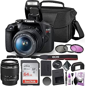 Canon 2727C002 Rebel T7 DSLR 18-55mm Lens (Renewed) — main product image