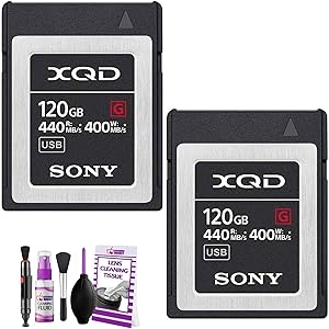 Sony QD-G120F 120GB XQD G-Series Card (2-Pack) — main product image