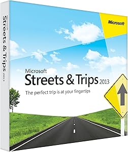 Microsoft B17-00563 Streets and Trips 2013 GPS Navigation