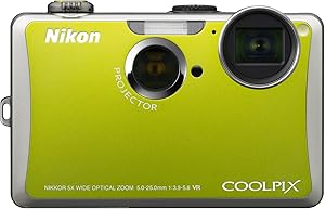 Nikon Coolpix S1100pj Green 14MP Digital Camera — main product image