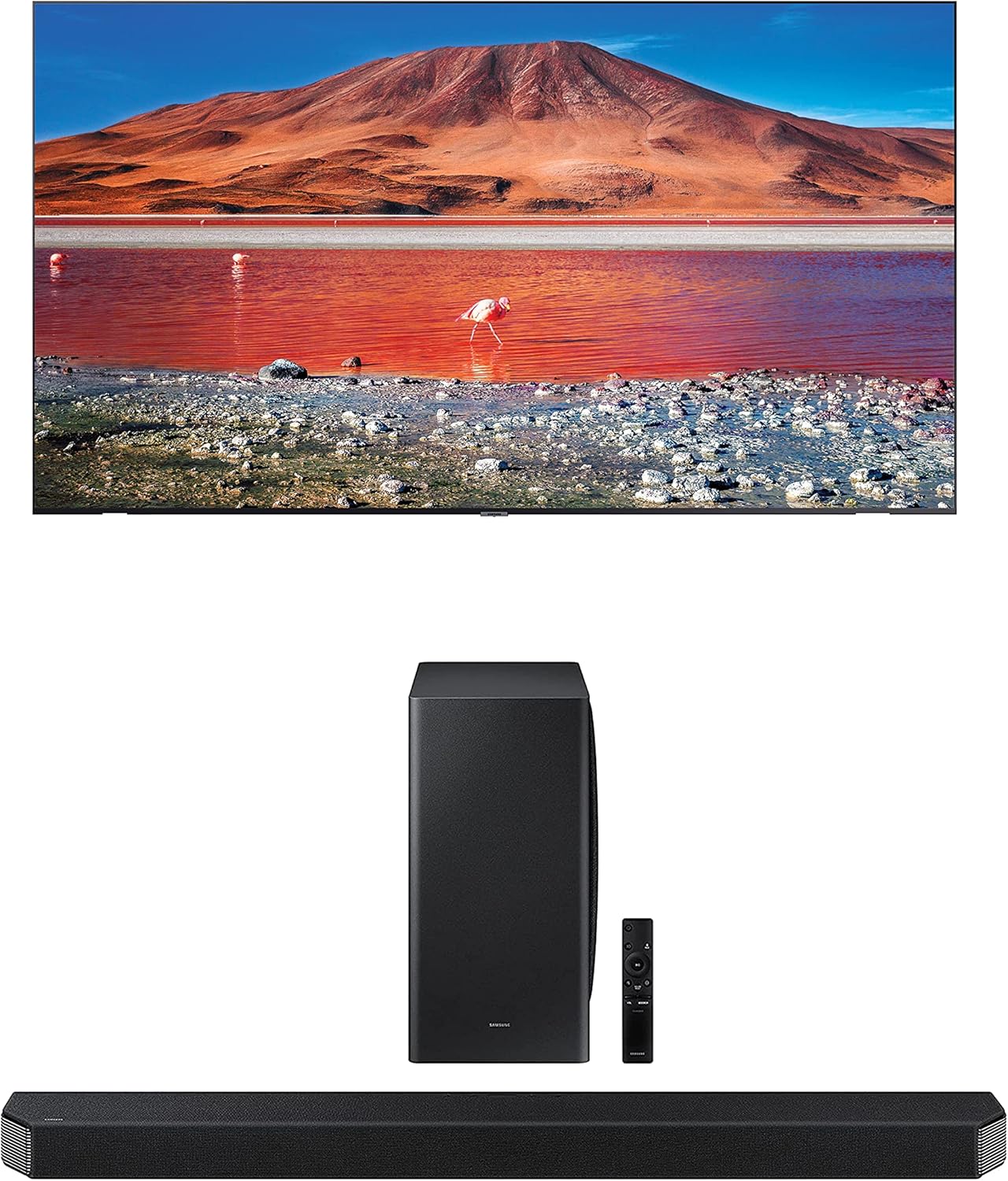 Samsung UN82TU7000 82" 4K Smart TV & HW-Q900A Soundbar