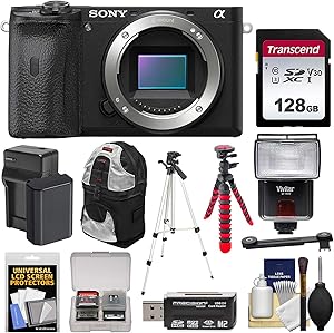 Sony K-108646-02 Alpha A6600 Mirrorless Camera Kit with Accessories