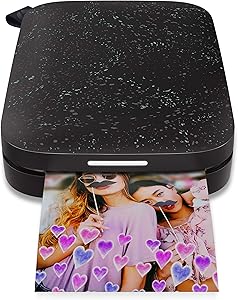 HP MAIN-30115 Sprocket Portable Photo Printer Renewed