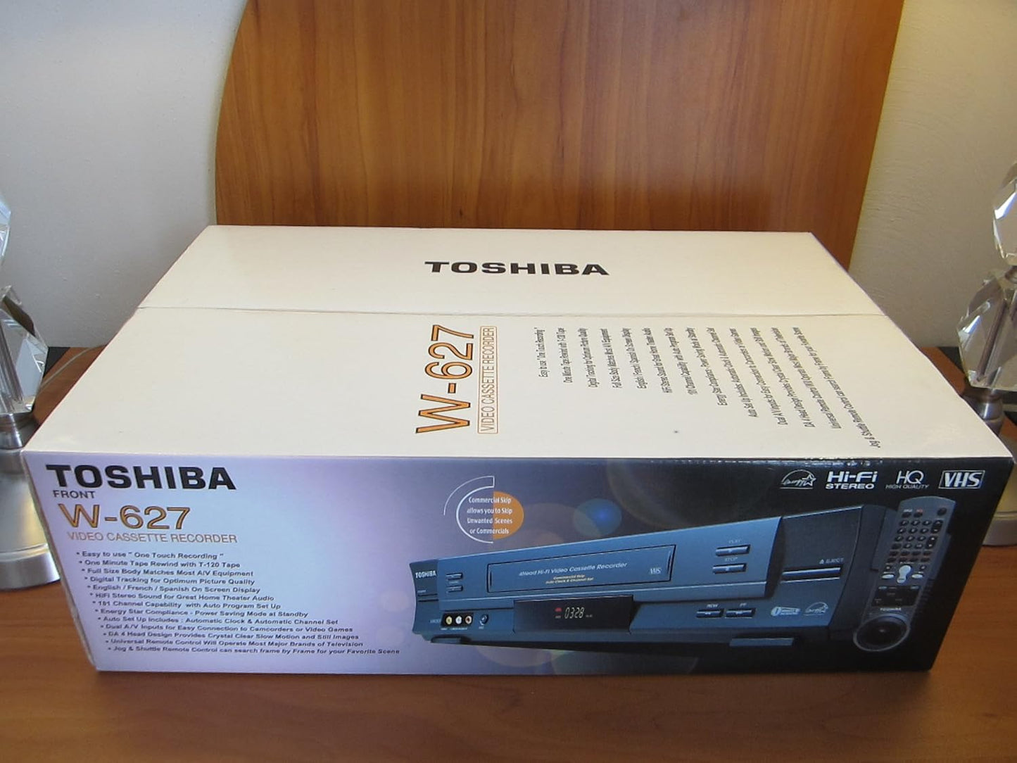 Toshiba W627 HiFi Stereo VHS VCR (Refurbished)