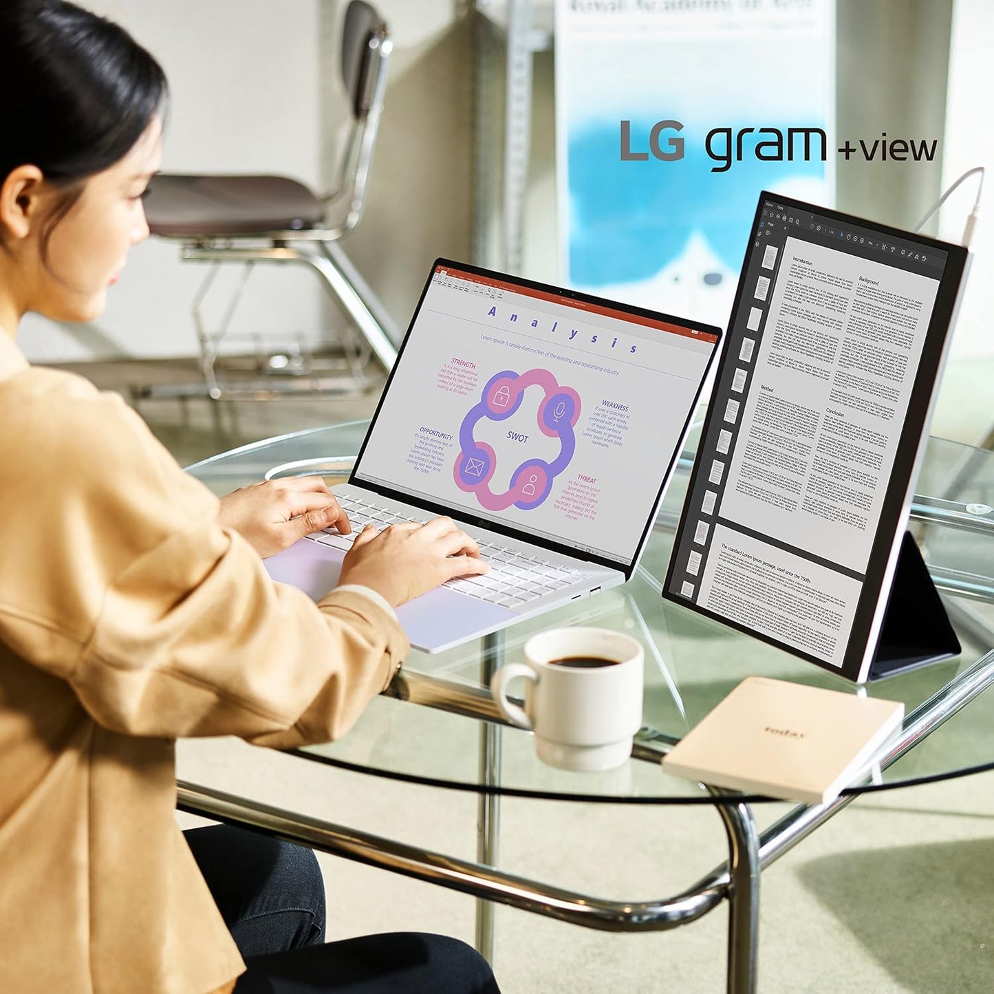 LG 451239 Gram +View 16" WQXGA Portable Monitor