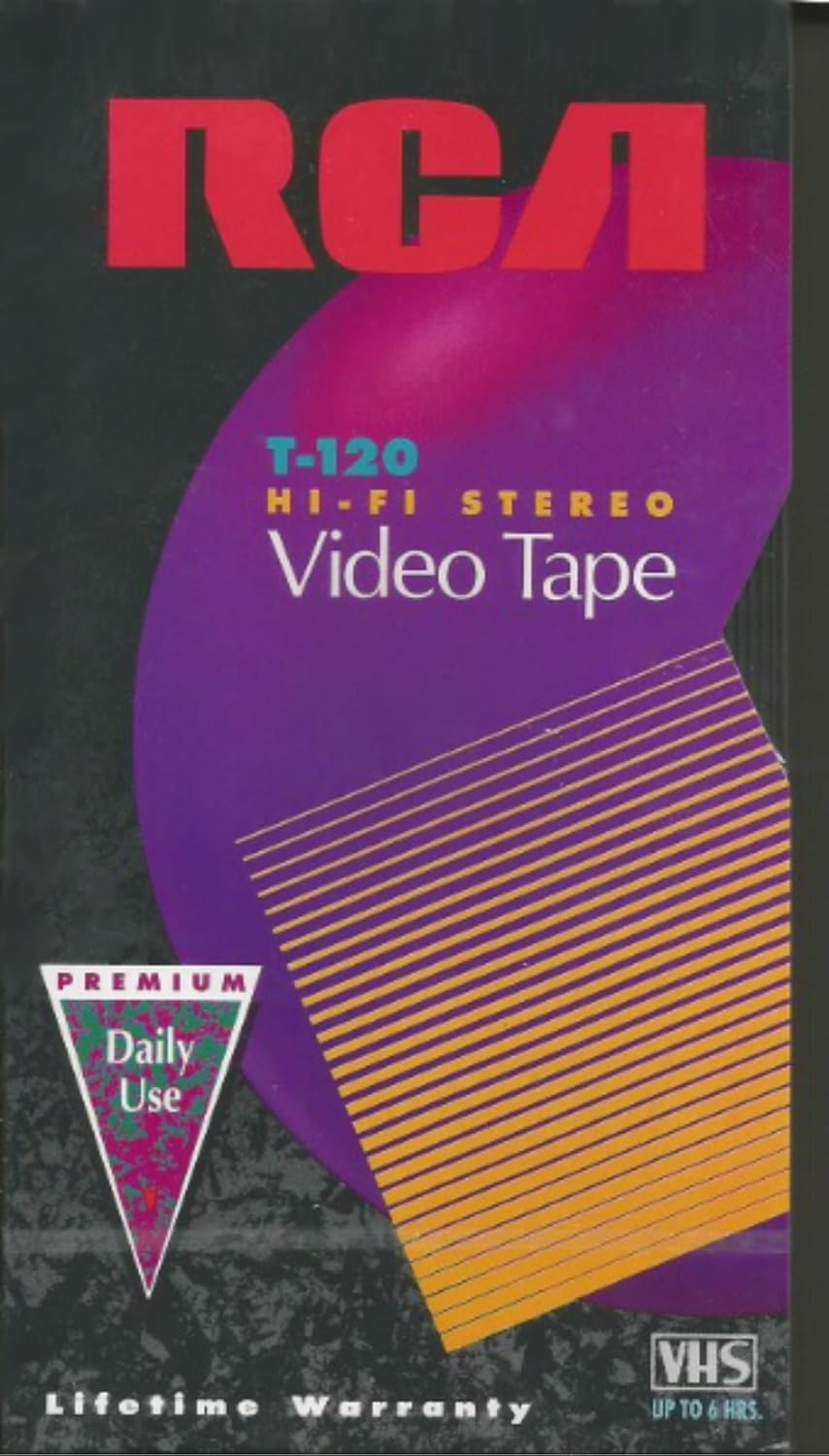 RCA LYSB00E6X0N4K-ELECTRNCS T120 Hi-Fi VHS Tapes 3-Pack