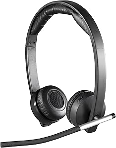 Logitech 981-000516 H820e Wireless Dual Noise-Canceling Headphones