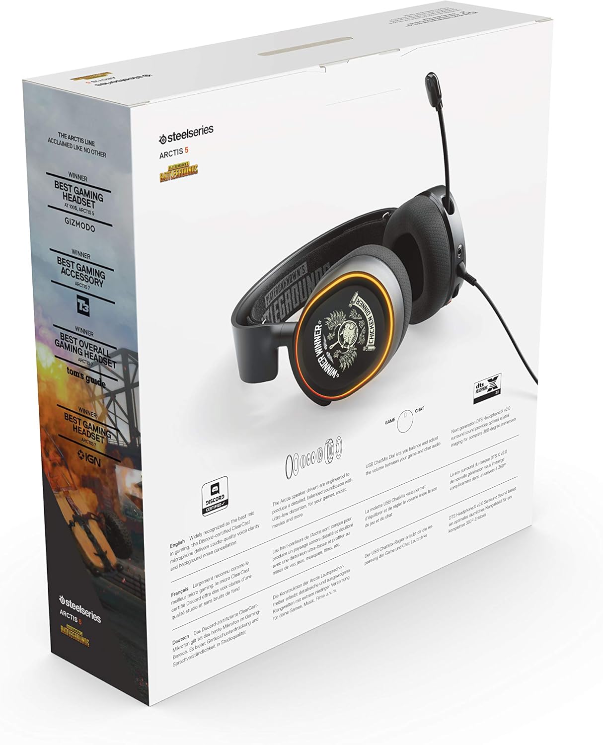 SteelSeries 61510 Arctis 5 PUBG Limited Edition Gaming Headset