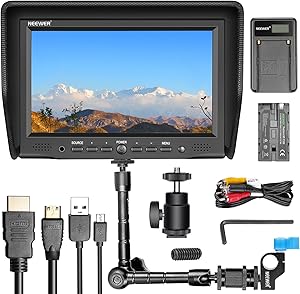 Neewer 90090276 NW-708M On-Camera Field Monitor Kit — main product image