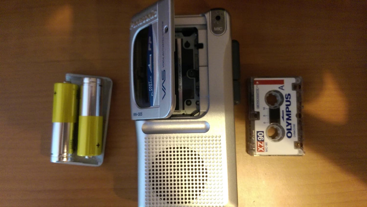 Panasonic RN-305 Microcassette Recorder Voice Activated System