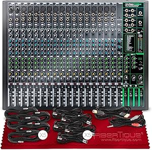 Mackie ProFX22v3 22-Channel Effects Mixer Bundle