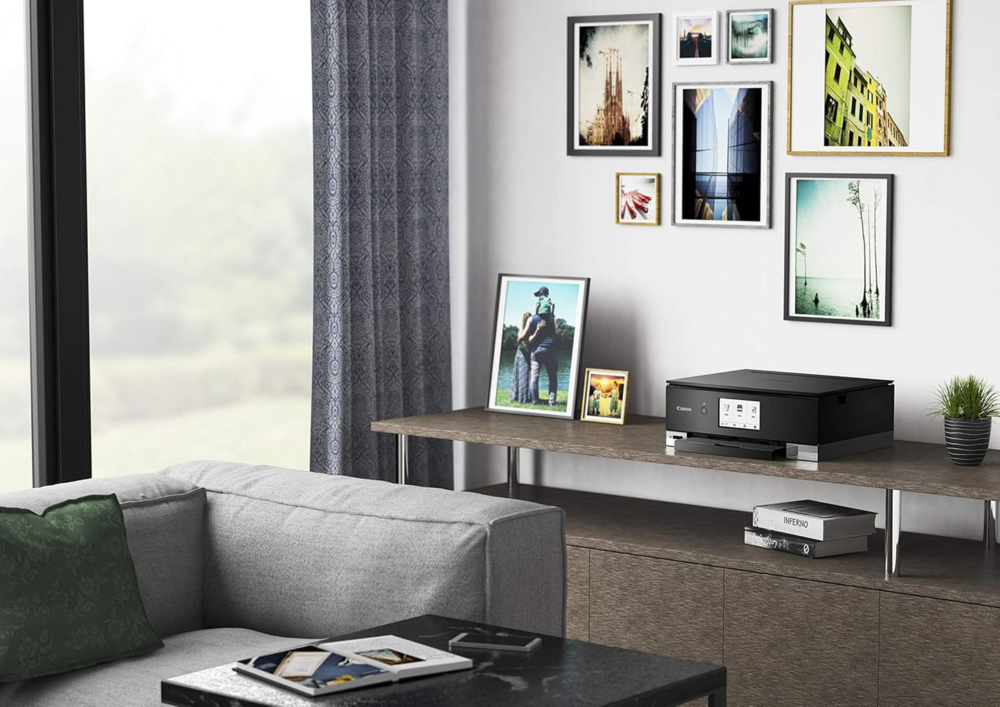 Canon 2987C002 TS8220 Wireless All-in-One Photo Printer - Black