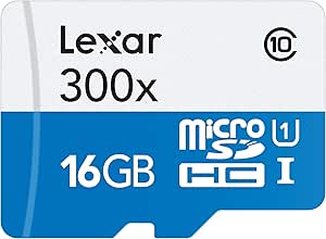 Crucial LSDMI16GBB1EU300A Lexar 16GB MicroSDHC Memory Card — main product image